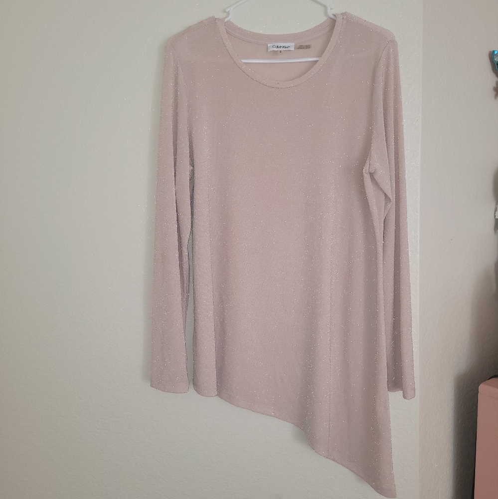 Pink asymmetrical Calvin Klein 💗 Top
